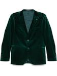 Бархатный блейзер Tagliatore, зеленый - фото