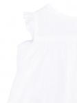Льняной комплект из топа и шортов Il Gufo, белый - фото 3