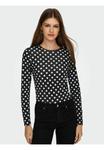 Топ ONLY Long sleeved top, Black - фото