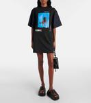 Хлопковое мини-платье Plan C, Black - фото 2