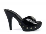 Сандалии Candie's Lorenna Platform Sandal, Black Patent Leather - фото 2