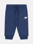 Детские хлопковые джоггеры с кулиской New Balance, Navy - фото