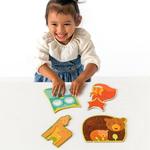 Пазл Petit Collage, Лесные животные, 3/4/5/7 шт. - фото 3