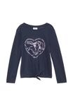 Топ s.Oliver Long sleeved top, Navy/Blue - фото
