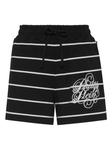 Полосатые шорты Philipp Plein, черный - фото