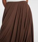 Драпированная миди-юбка Loewe, Coffee - фото 4