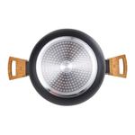 Земляной черная кастрюля с крышкой Bergner - фото 2