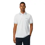 Поло с коротким рукавом Hackett Manor Tipped, белый - фото