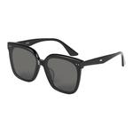 Круглые солнцезащитные очки Unisex Upthree, черная оправа с серыми линзами - фото