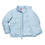 Куртка Supreme Bonded Logo Puffy Jacket 'Teal' - фото 3