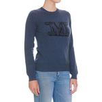 Кашемировый свитер женский синий MaxMara - фото 5