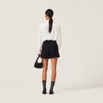 Рубашка из крепдешина Miu Miu, белый - фото 3