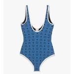 Купальник с монограммой MCM, синий - фото 2