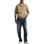 Толстовка на молнии Polo Ralph Lauren, хаки - фото 2