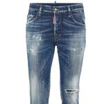 DSQUARED 2 DSQUARED2 потертые джинсы Slim cut - фото 5