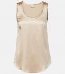 Блузка из смесового шелка Brunello Cucinelli, Coloniale - фото