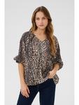 Блузка CULTURE, цвет leopard - фото 3