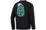 Толстовка Nike sleeves pocket crew neck sweatshirt 'Black', черный - фото 2