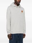 Barbour худи с вышитым логотипом, серый - фото 3