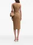 Мини-платье без рукавов Lika, нейтральный - фото 4