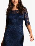 Кружевное платье Alie Street Lila, темно-синий - фото 3