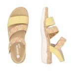 Сандалии REMONTE, цвет Yellow/Light yellow - фото 3