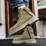 Мужские ботинки Cahhrrn X Martin Boot Men Beige Weishibangwei - фото 10