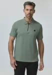 Поло с рисунком mit struktur Street One Men, Grün - фото