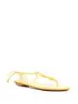 Сандалии Oaxaca Aquazzura, желтый - фото 2