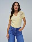 Футболка Salsa Jeans, Pastel yellow - фото 2