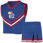 Комплект из двух предметов для девочек и молодежи Royal Kansas Jayhawks Cheer Set Unbranded - фото