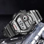 Часы CASIO G Shock Quartz Waterproof Sports Shockproof Black Strap Mens Black Digital, черный - фото 2