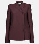 Блейзер Silvannah из шерсти и шелка Khaite, Almandine - фото