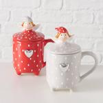 Чашка Малена 360 мл Boltze Home, красный - фото 3