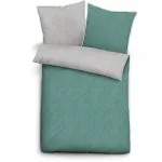 Постельное белье Biberna, (2 шт.), цвет salbei-grau-meliert - фото