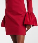 Мини-платье Hawthorne с оборками Staud, Rouge - фото 5
