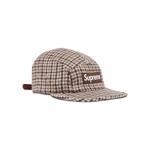 Бейсболка Supreme Houndstooth Wool Camp Cap, цвет Tan - фото 2