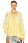 Кардиган Boyfriend R13, Yellow - фото