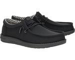 Лоферы Hey Dude Wally Classic, цвет Black/Charcoal - фото
