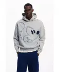 Мужской джинсовый свитшот Mickey Mouse Desigual, загар/бежевый - фото