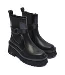 Ботильоны кожаные на платформе flair 16 Liu Jo, черный - фото 3