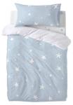 Комплект пододеяльников «маленькая звездочка» Basic, синий - фото