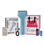 Электробритва COOBO, синий - фото