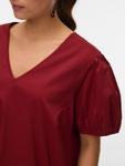 Блуза Vero Moda Curve VMCFRIBA, Wine Red - фото 6