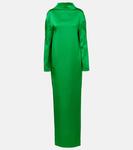 Платье из креп-сатина Tom Ford, Bright Green - фото