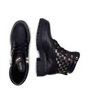 Ботильоны женские Michael Kors Turner кожаные с принтом, черный - фото 4