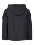 Куртка с капюшоном и значком компаса Stone Island Junior, черный - фото 2