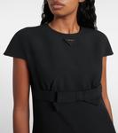 Мини-платье с бантом Prada, Nero - фото 4