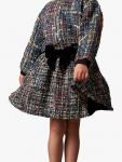 Детская юбка из твида Angel & Rocket, Black - фото