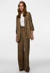 Брюки Pieces PCBOSELLA HW PRINTED WIDE PANTS NOOS BC, Natural /Beige - фото 3